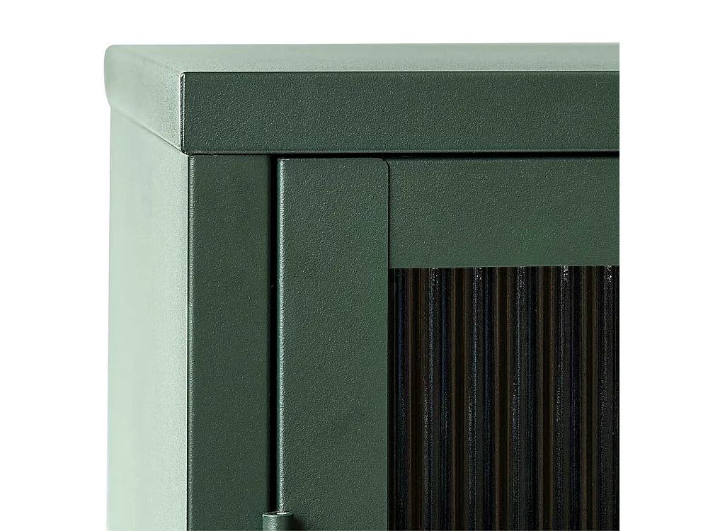 Glastüren Sideboard in Dunkelgrün modernem Design