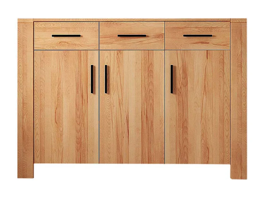 Sideboard aus Kernbuche Massivholz 3 Türen