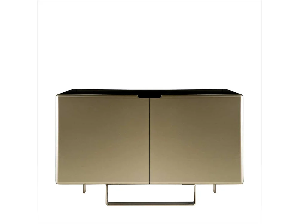 Wohnzimmerkommode in modernem Design Bügelgestell aus Metall