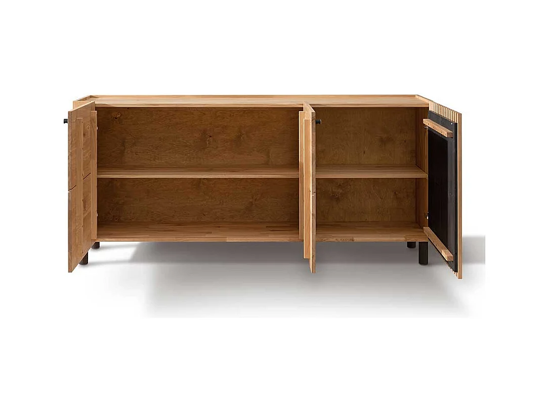 Esszimmersideboard aus Wildeiche Massivholz Skandi Design