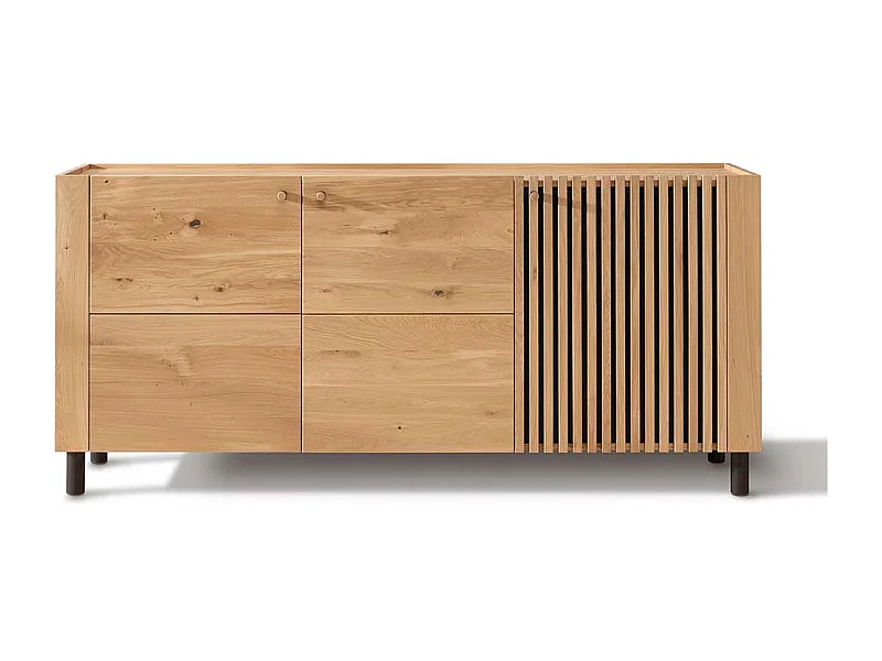 Esszimmersideboard aus Wildeiche Massivholz Skandi Design