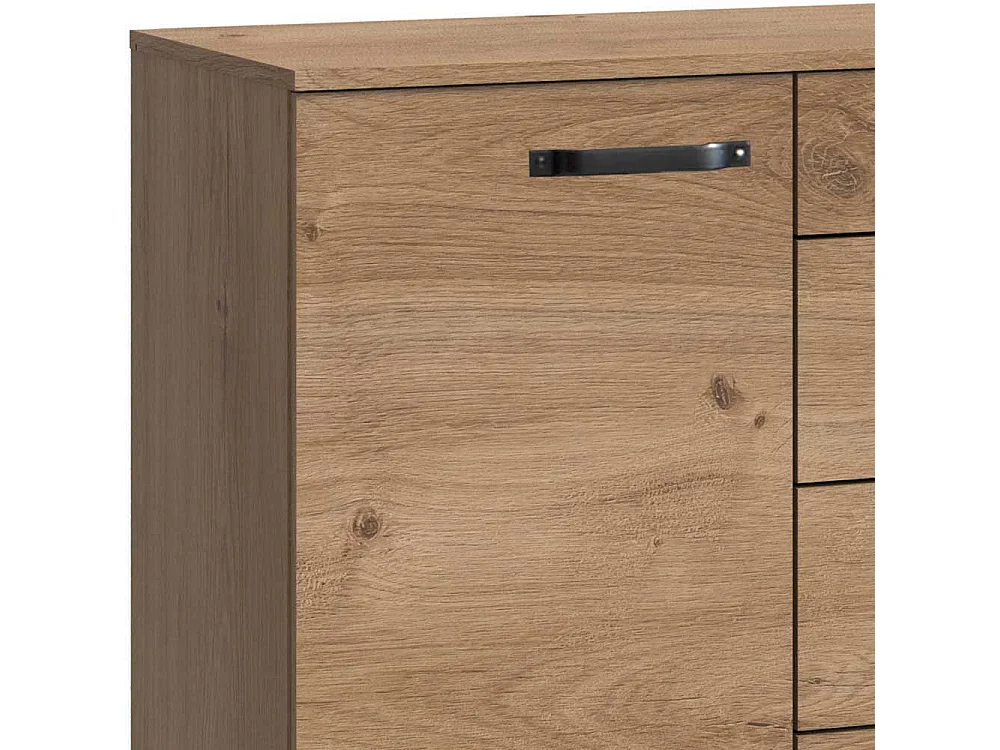 Industriestil Sideboard mit fünf Schubladen Bügelgestell