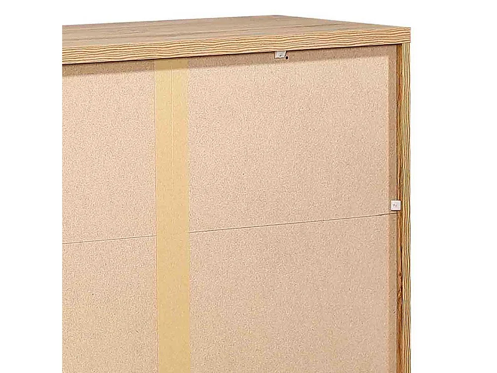 Sideboard Wohnzimmerkommode mit Drehtüren in Eichefarben