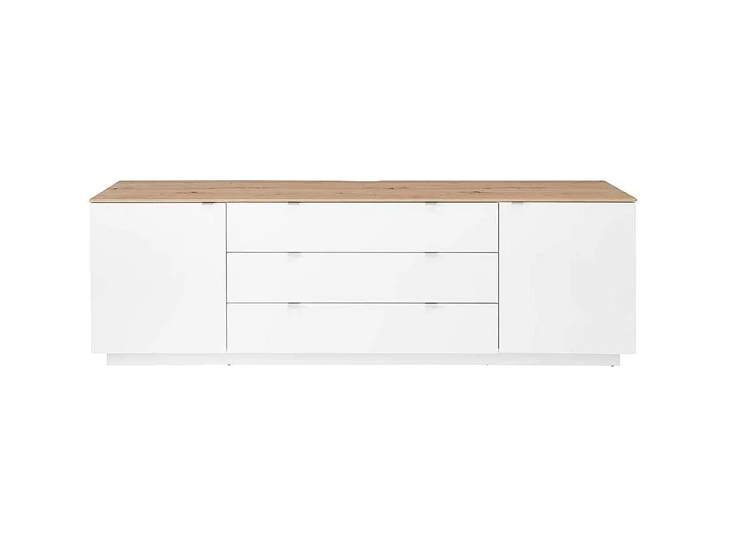 Weißes XL Sideboard 240 cm breit - 77 cm hoch modernem Design