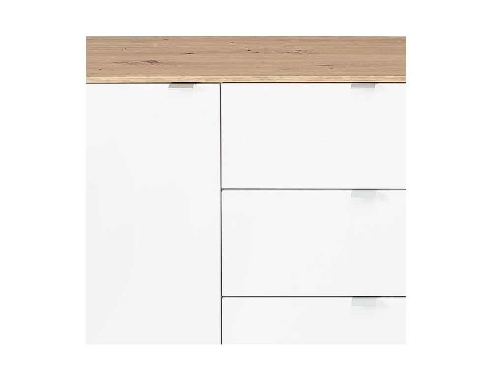 Weißes XL Sideboard 240 cm breit - 77 cm hoch modernem Design