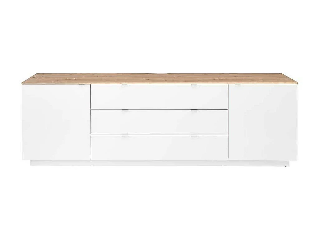 Weißes XL Sideboard 240 cm breit - 77 cm hoch modernem Design