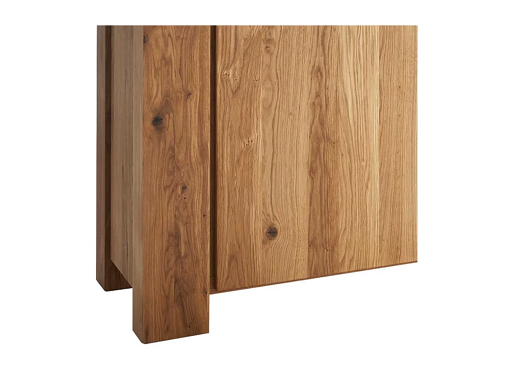 Massiv Sideboard aus Wildeiche Holz 2 Türen