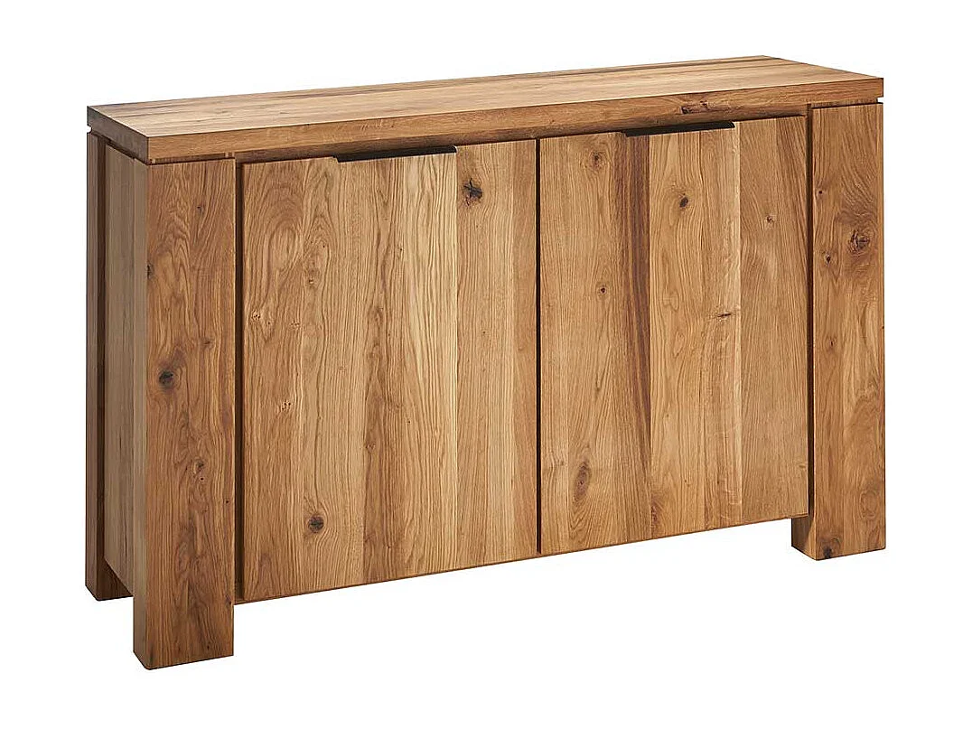 Massiv Sideboard aus Wildeiche Holz 2 Türen