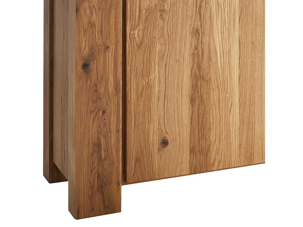 Massiv Sideboard aus Wildeiche Holz 2 Türen