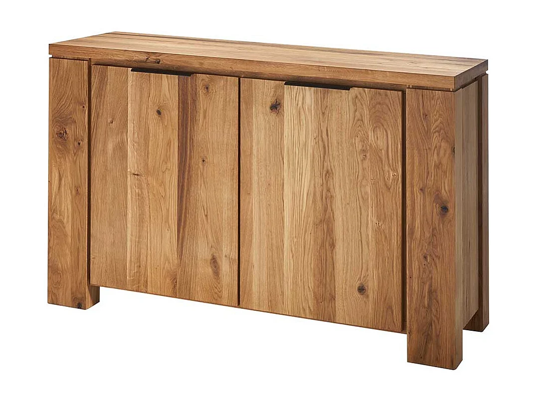Massiv Sideboard aus Wildeiche Holz 2 Türen