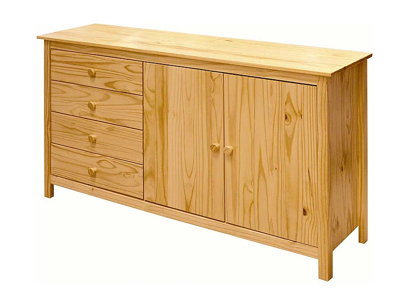 Vollholzkommode aus Kiefer Massivholz Landhausstil