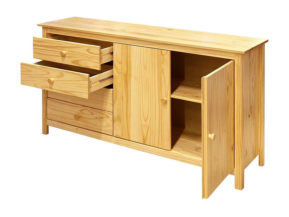 Vollholzkommode aus Kiefer Massivholz Landhausstil