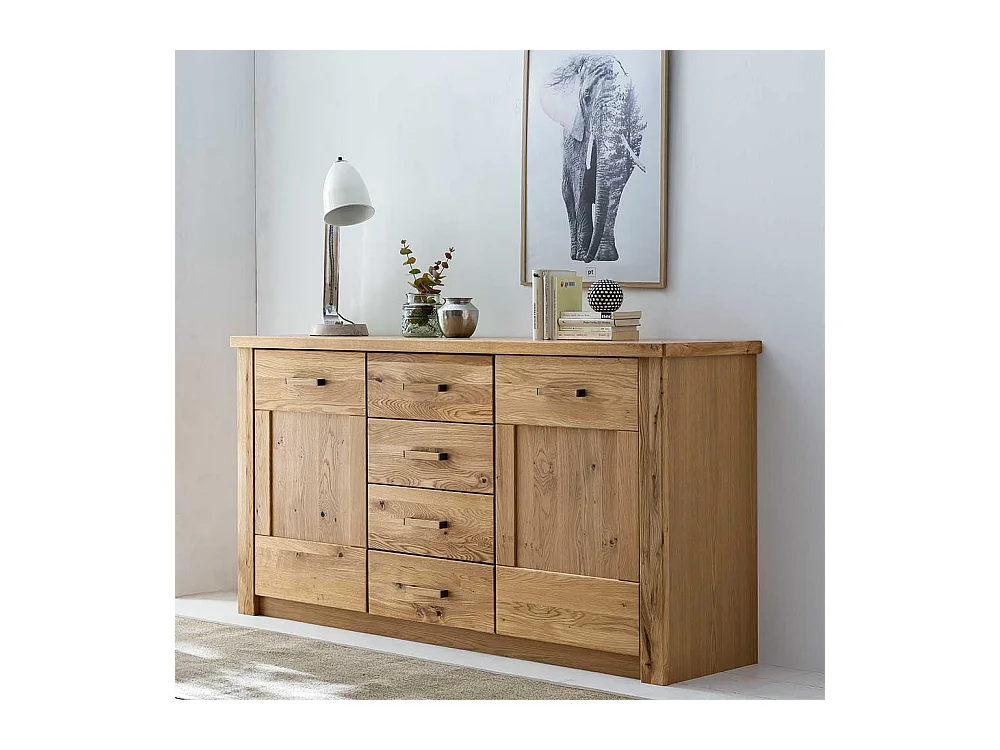 Esszimmersideboard teilmassiv in Asteichefarben Landhausstil