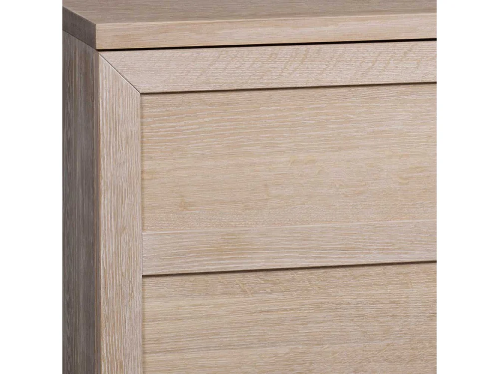 Wohnzimmer Sideboard aus Eiche White Wash massiv 160 cm breit