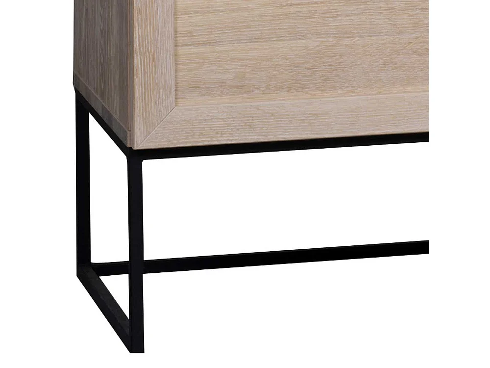 Wohnzimmer Sideboard aus Eiche White Wash massiv 160 cm breit