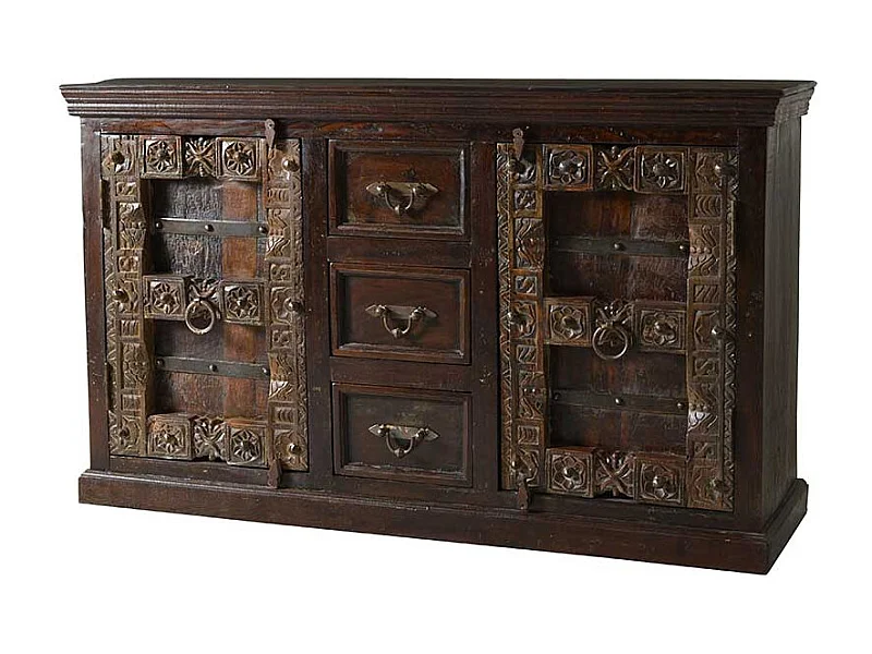 Teak Sideboard im Kolonialstil massiv