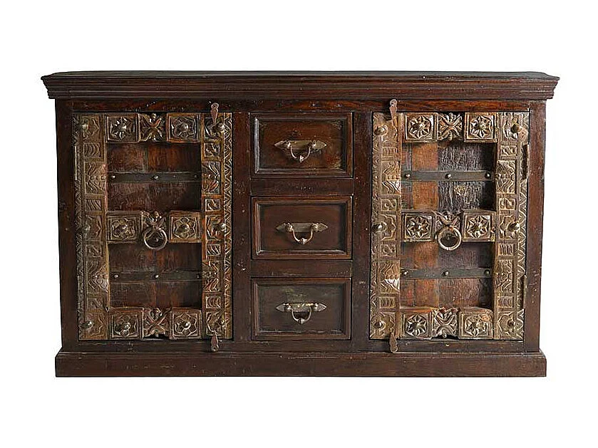 Teak Sideboard im Kolonialstil massiv