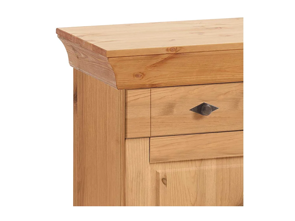 Landhaus Anrichte aus Kiefer teilmassiv Laugenfarben