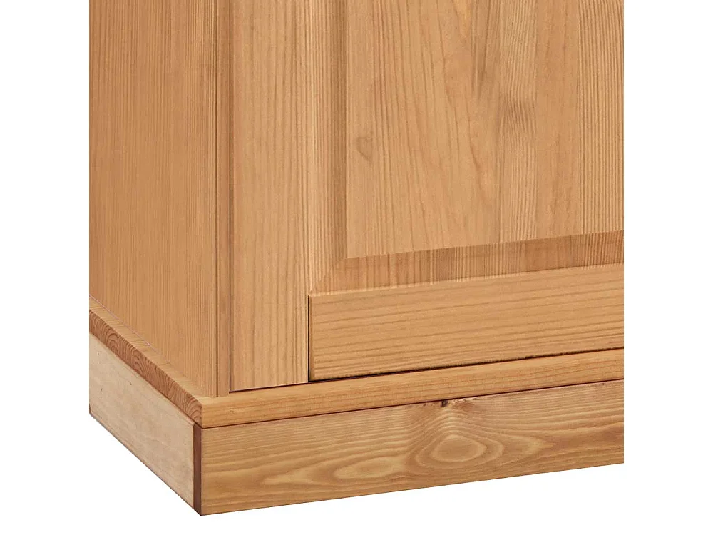 Landhaus Anrichte aus Kiefer teilmassiv Laugenfarben