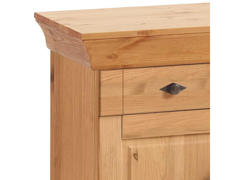 Landhaus Anrichte aus Kiefer teilmassiv Laugenfarben