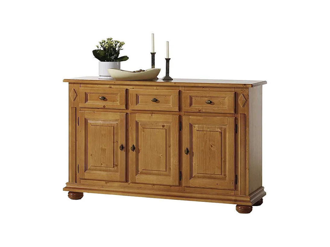 Esszimmer Sideboard aus Fichte Massivholz Landhaus
