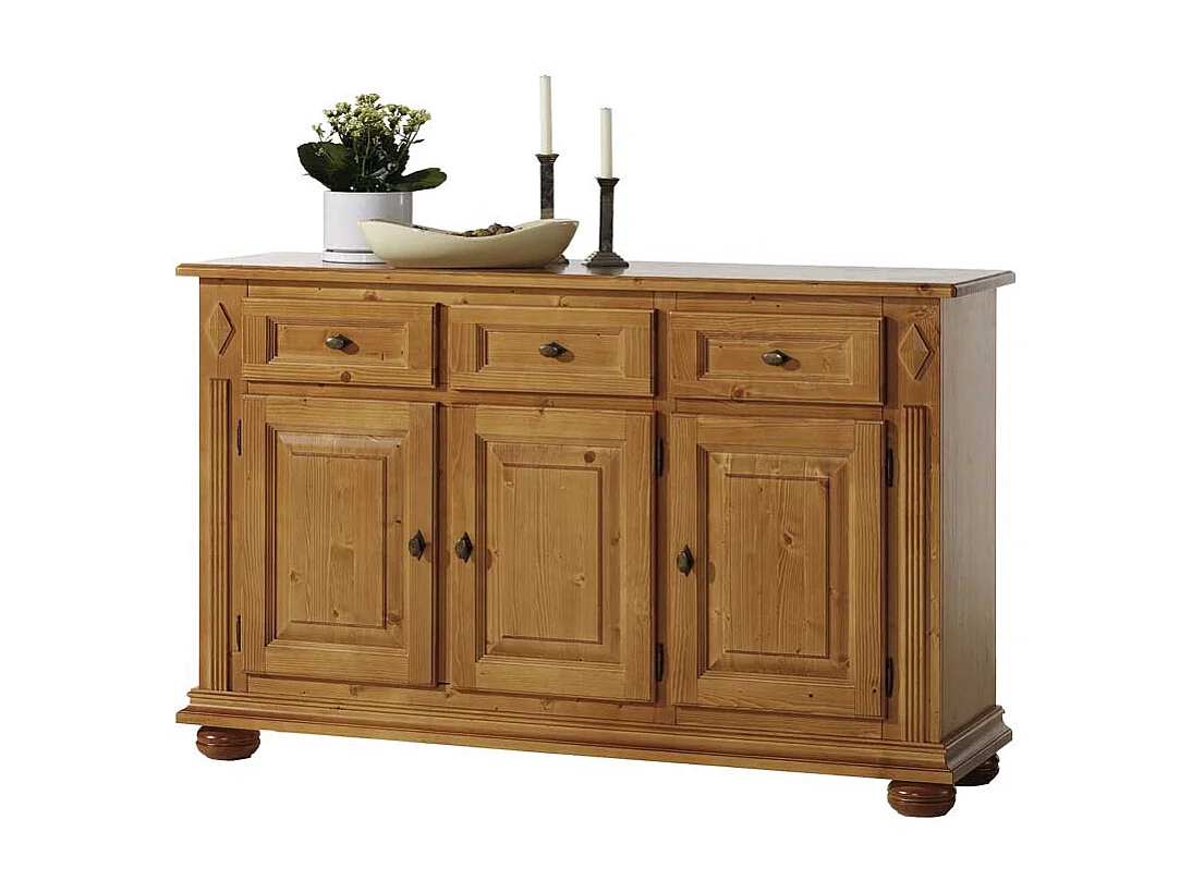 Esszimmer Sideboard aus Fichte Massivholz Landhaus