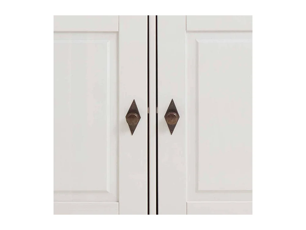 Anrichte in Weiß Holz Landhaus