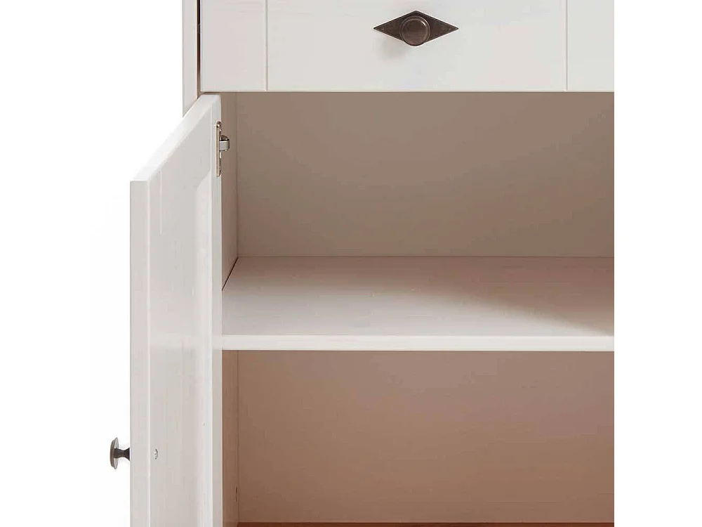 Anrichte in Weiß Holz Landhaus