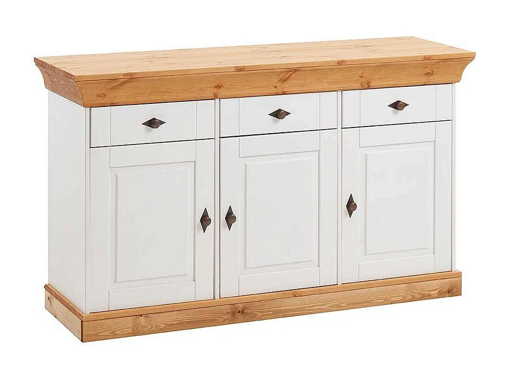 Anrichte in Weiß Holz Landhaus