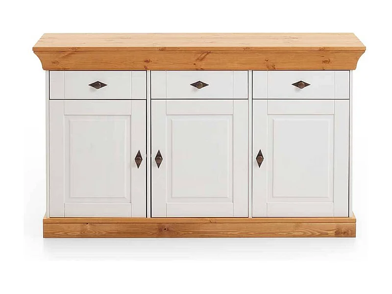 Anrichte in Weiß Holz Landhaus