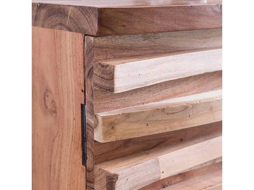 Massivholz Sideboard aus Akazie grob stukturiert 160 cm