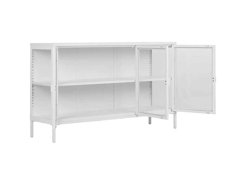Sideboard Sideboard Vitrine mit Glast�ren aus Stahl