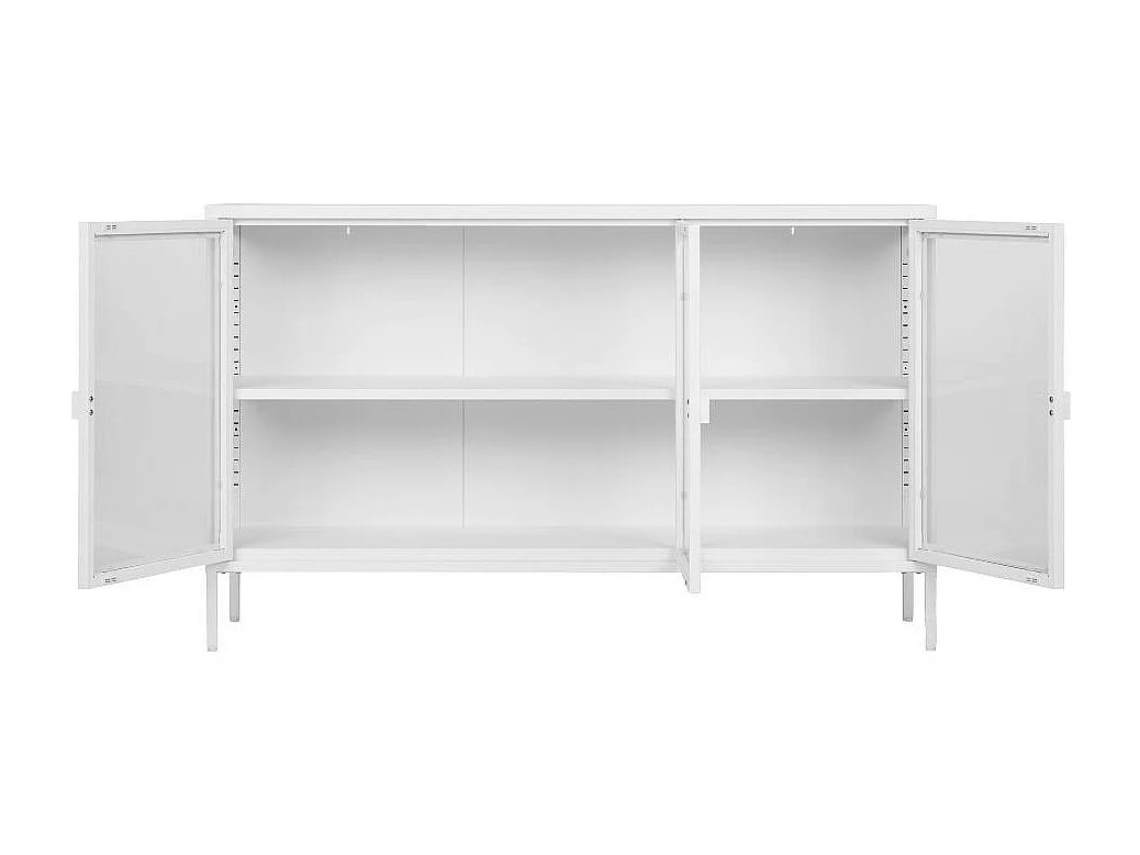 Sideboard Sideboard Vitrine mit Glastüren aus Stahl