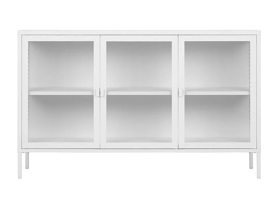 Sideboard Sideboard Vitrine mit Glastüren aus Stahl