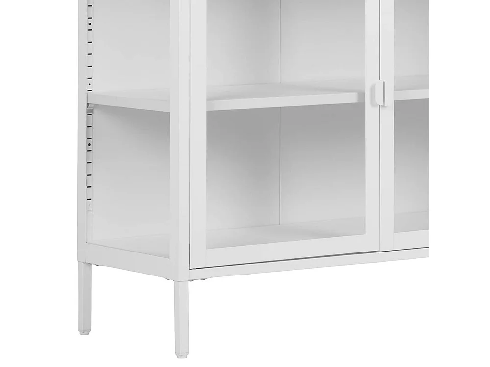 Sideboard Sideboard Vitrine mit Glastüren aus Stahl