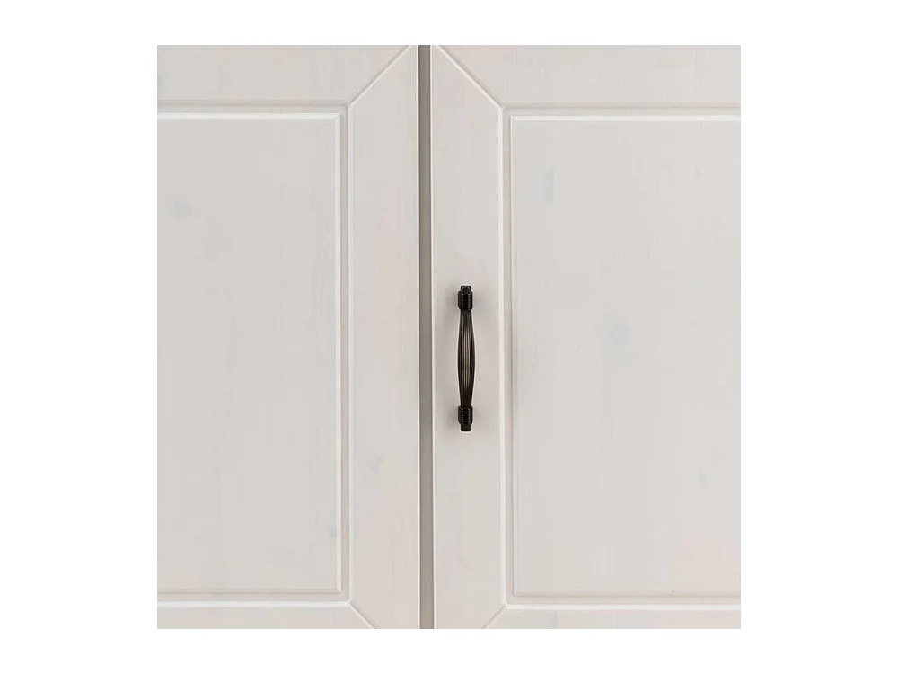 Esszimmer Sideboard in Kieferfarben und Weiß Landhausstil