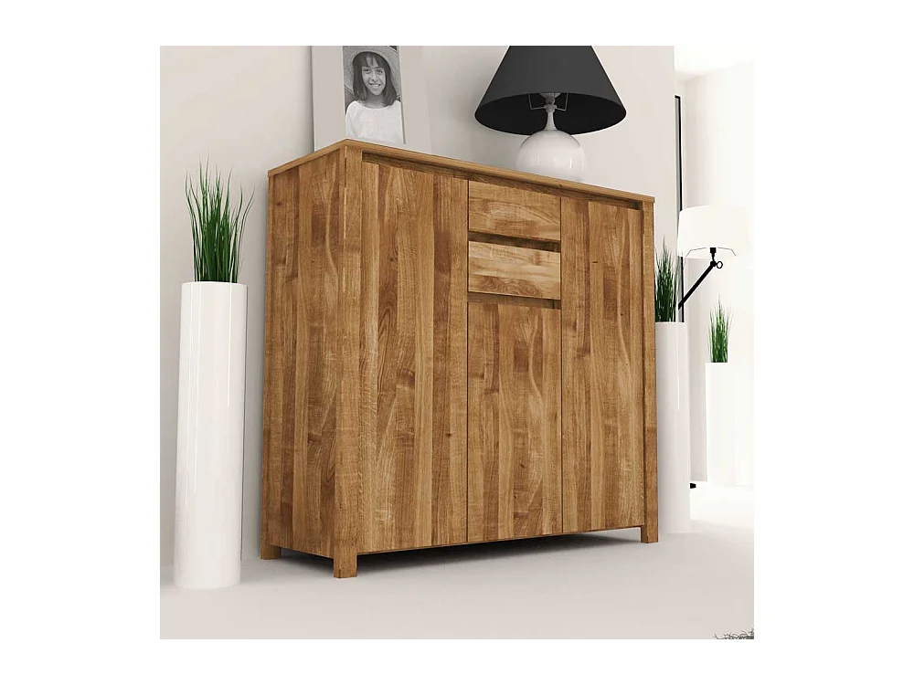 Sideboard aus Wildeiche Massivholz 3 t�rig
