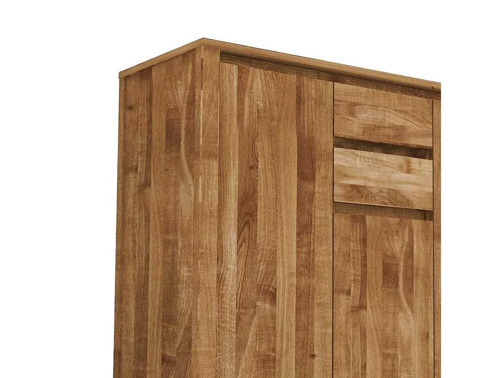 Sideboard aus Wildeiche Massivholz 3 türig