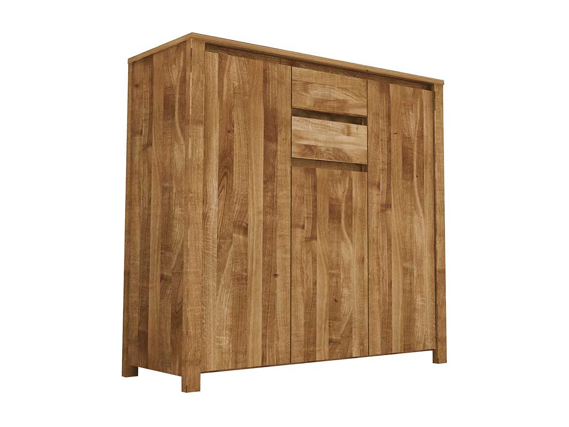 Sideboard aus Wildeiche Massivholz 3 türig