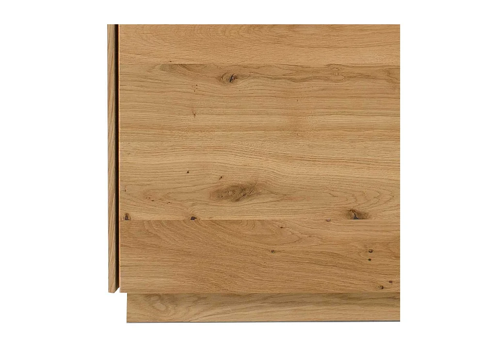 Wildeiche massiv Sideboard montiert in modernem Design 80 cm hoch