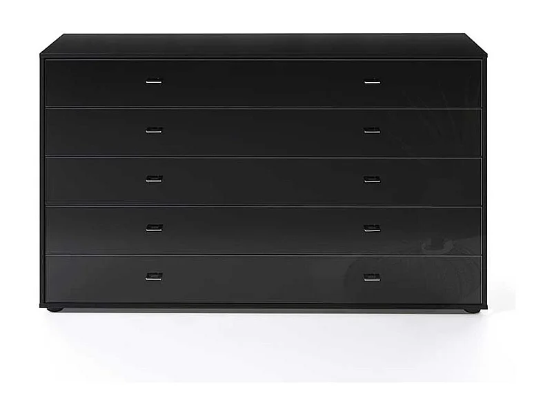 Schlafzimmer Sideboard mit Schubladen Schwarz