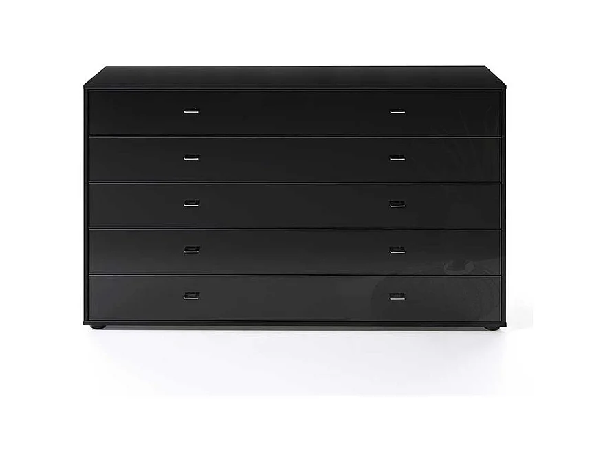 Schlafzimmer Sideboard mit Schubladen Schwarz