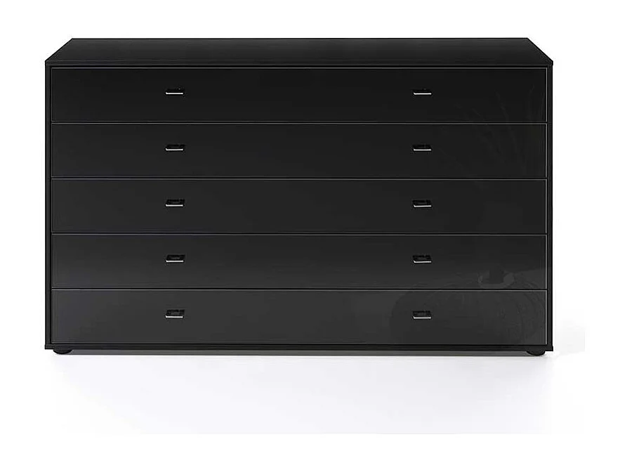 Schlafzimmer Sideboard mit Schubladen Schwarz