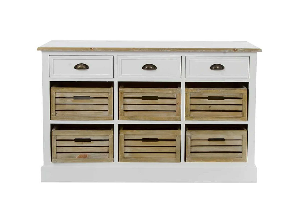 Sideboard mit Körben Landhausstil