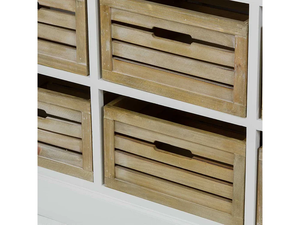 Sideboard mit Körben Landhausstil