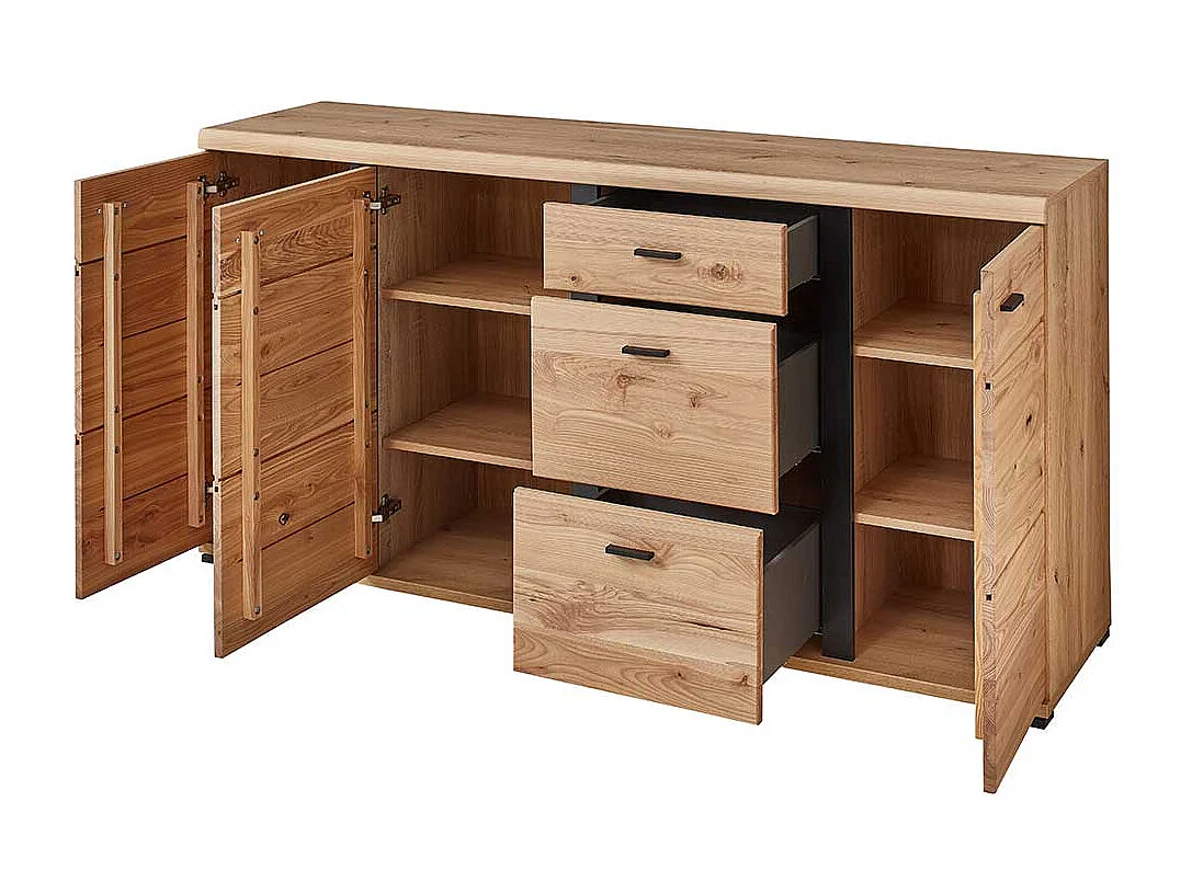 Esszimmersideboard in modernem Design drei Schubladen