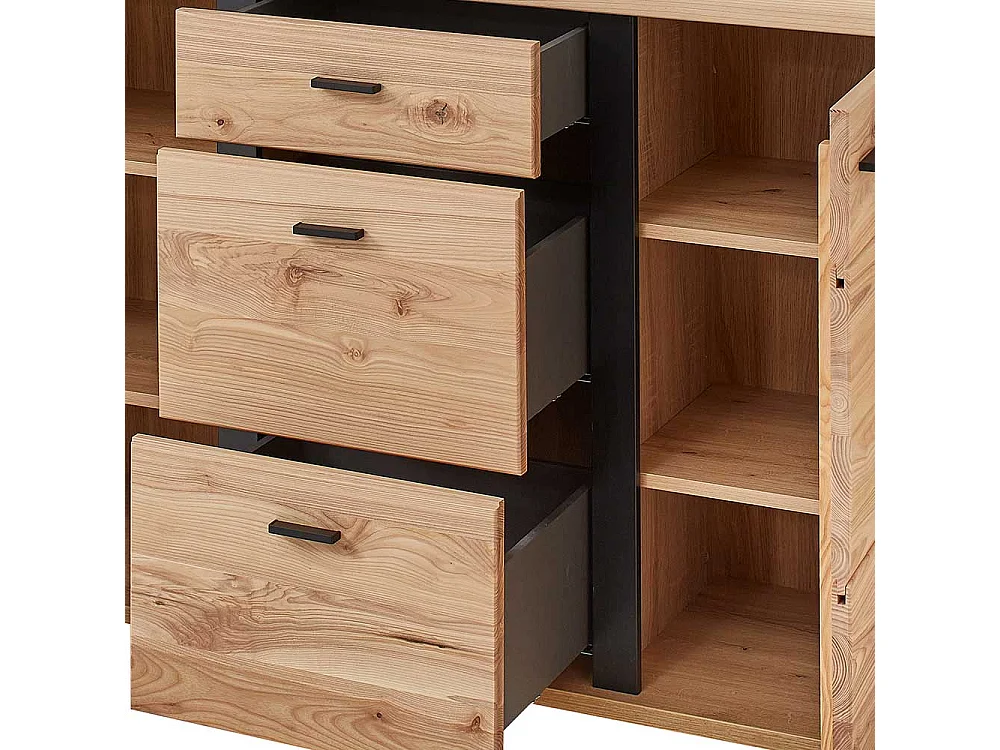 Esszimmersideboard in modernem Design drei Schubladen