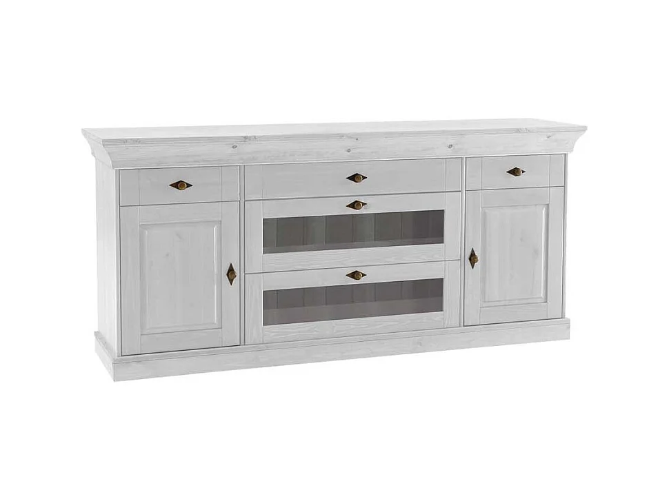 Esszimmer Sideboard in Weiß skandinavischer Landhausstil