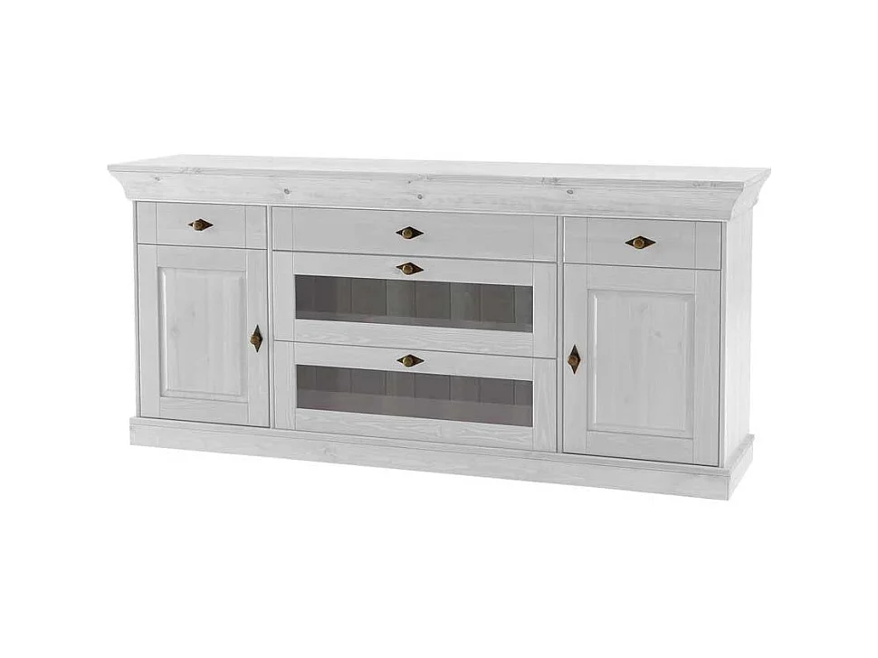 Esszimmer Sideboard in Weiß skandinavischer Landhausstil