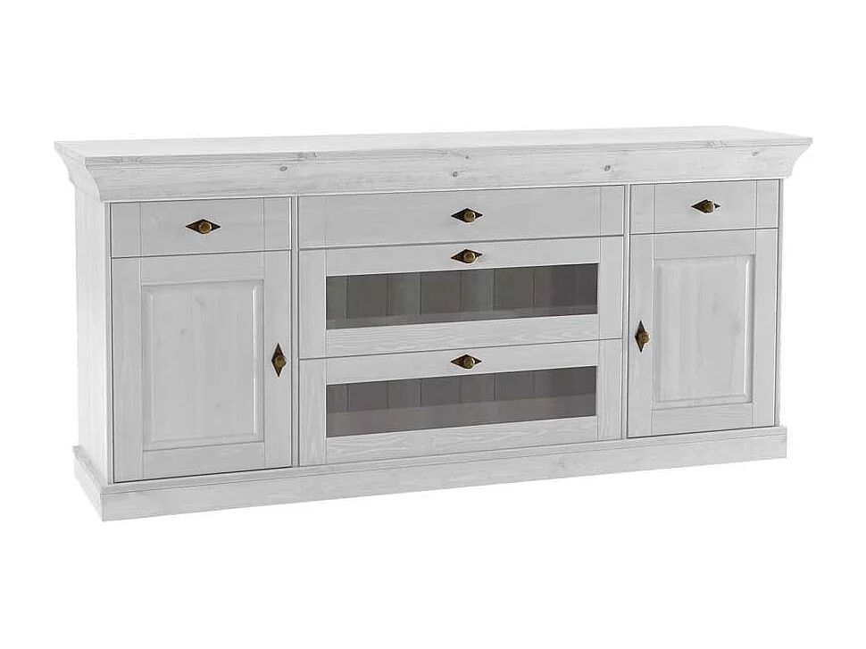 Esszimmer Sideboard in Weiß skandinavischer Landhausstil